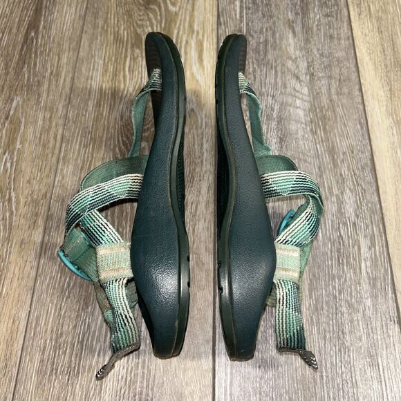 Womens US Size 5 Chaco Teal Green Sandal Strappy Active Hike Water Shoes EU 36 - Picture 10 of 11